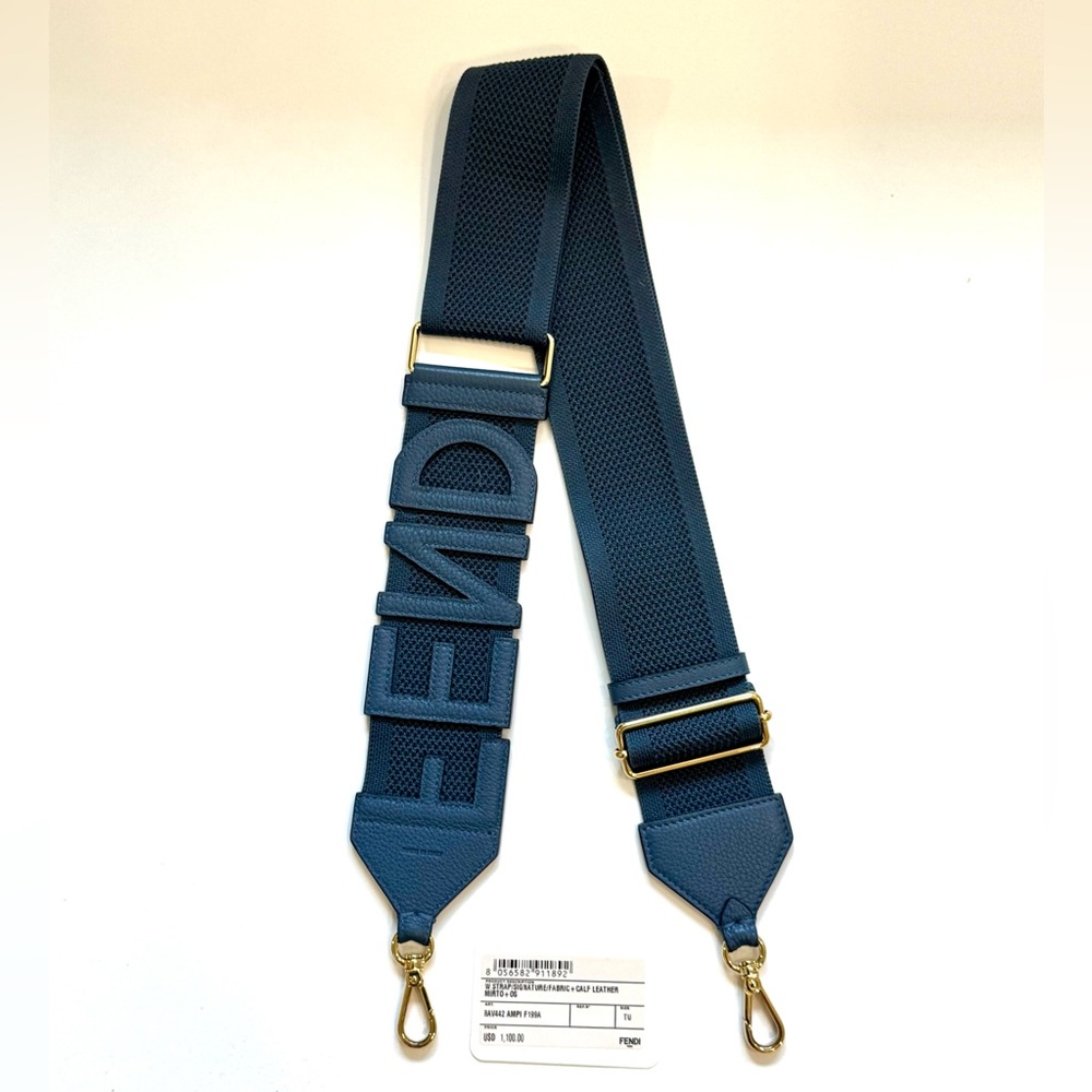 Fendi Blue Bag Strap